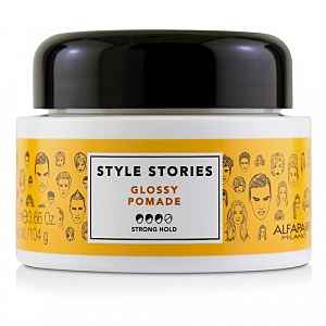 Alfaparf Milano Style Stories The Range Paste tvarující pasta silné zpevnění Glossy Pomade 100 ml