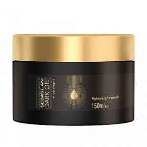 Sebastian Professional Dark Oil vyživující maska pro lesk a hebkost vlasů 150 ml