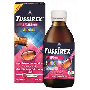 TUSSIREX Junior sirup na kašel pro děti 120 ml