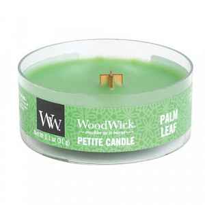 WoodWick Aromatická malá svíčka s dřevěným knotem Palm Leaf  31 g