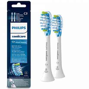 Philips Sonicare C3 Premium Plaque Control Standardní valikost hlavice sonického kartáčku 2 ks HX9042/17