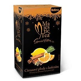 Čaj Majestic Tea Citrusové plody s kořením 20x2.4g - II. jakost