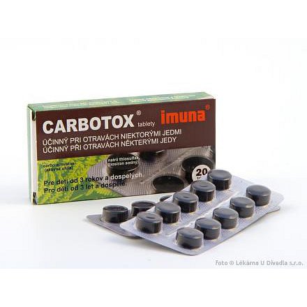 Carbotox tablety 20 - blistr