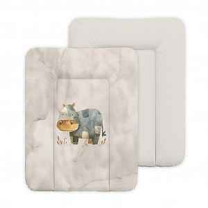 Ceba Měkká přebalovací podložka 50×70 cm Basic – na komodu pro miminko - Hroch