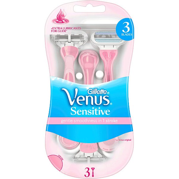 GILLETTE Dámská Pohotová Holítka Venus Sensitive disposable razor 3