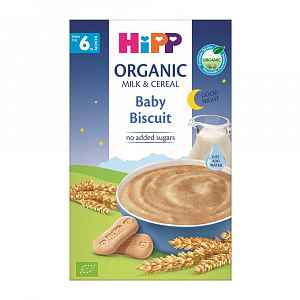 Hipp BIO Mléčná kaše na dobrou noc s dětskými keksy 6m+ 250 g