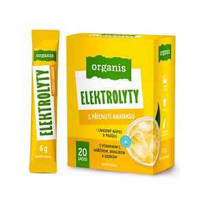 Organis Elektrolyty ananas 20 x 6g
