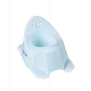 Tega Baby Dětský nočník Kačenka s hudbou – protiskluzový nočník pro děti, sv. modrý