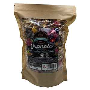 ŽITNOOSTROVSKÁ BEZLEPKOVÁ PEKÁRNA Granola maliny-mandle 400 g