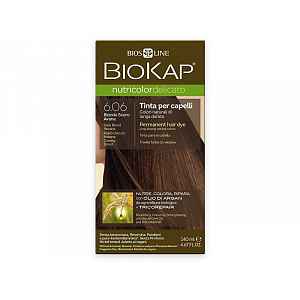 BIOKAP Nutricolor Delicato 6.06 Blond tmavá Havana barva na vlasy 140 ml