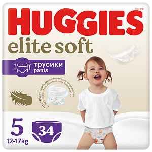 HUGGIES® Elite Soft Pants - 5 (34)