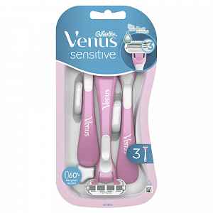 GILLETTE Venus Sensitive 3 ks – dámská holítka