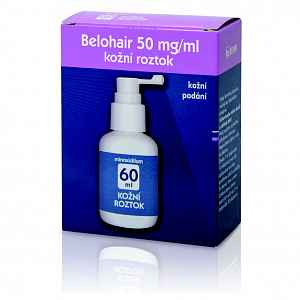 Belohair 5 % dermální roztok 1 x 60 ml