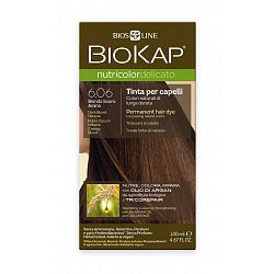 BIOKAP Nutricolor Delicato 6.06 Blond tmavá Havana barva na vlasy 140 ml