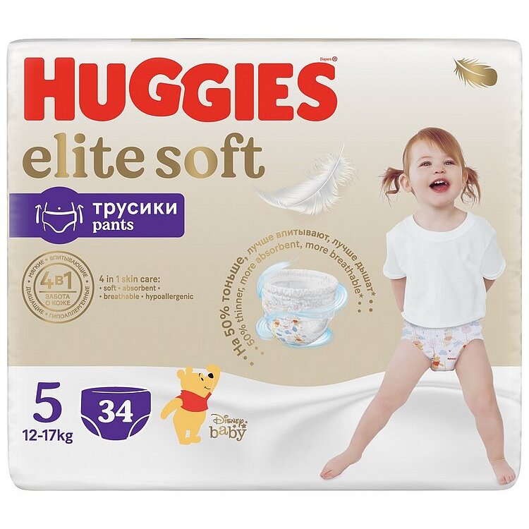 HUGGIES® Elite Soft Pants - 5 (34)