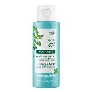 Klorane Čisticí pudr Bio Máta 3 in 1 Purifying Powder 50 g