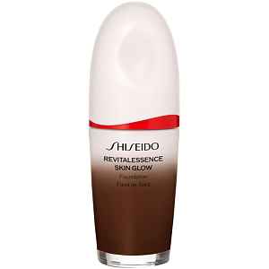 Shiseido Revitalessence Skin Glow Foundation lehký make-up s rozjasňujícím účinkem SPF 30 odstín Obsidian 30 ml