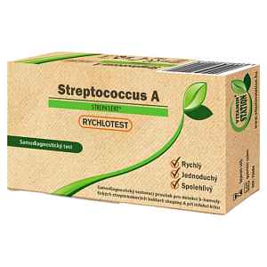 VITAMIN STATION Rychlotest streptococcus A samodiagnostický test 1 kus, poškozený obal