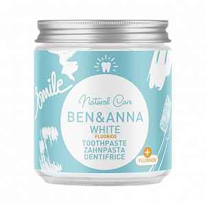 BEN&ANNA Zubní pasta bílá s fluoridem 100 ml