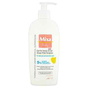 Mixa Baby Extra vyživující mycí gel na tělo a vlásky 250ml