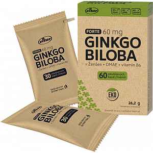 VITAR Ginkgo biloba 60mg + DMAE +Vitamín B6 EKO 60 kapslí