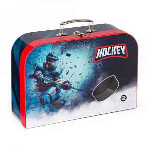 Oxybag Kufřík na výtvarku Hokej, 34 cm, lamino
