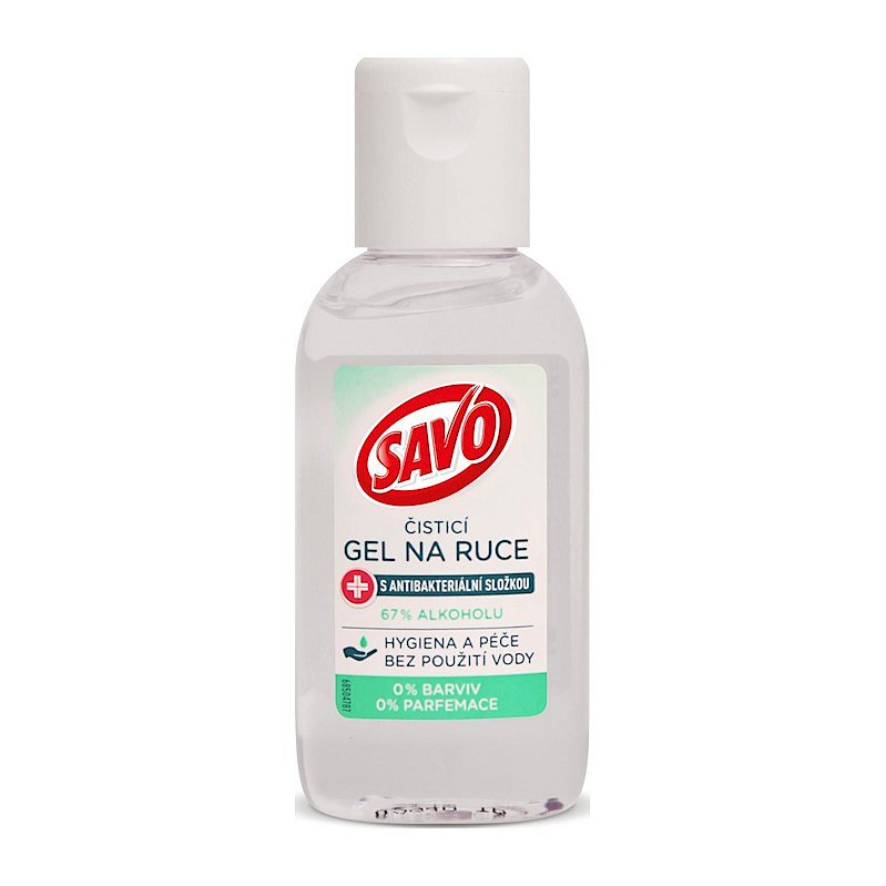 SAVO Čisticí gel na ruce 50 ml