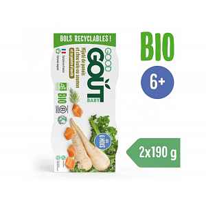 2x GOOD GOUT BIO Losos s kapustou a pastinákem 190 g