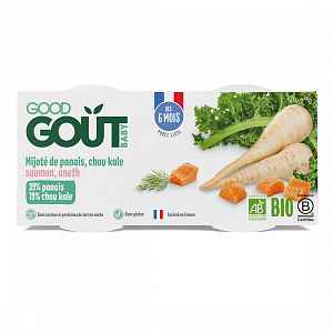 2x GOOD GOUT BIO Losos s kapustou a pastinákem 190 g