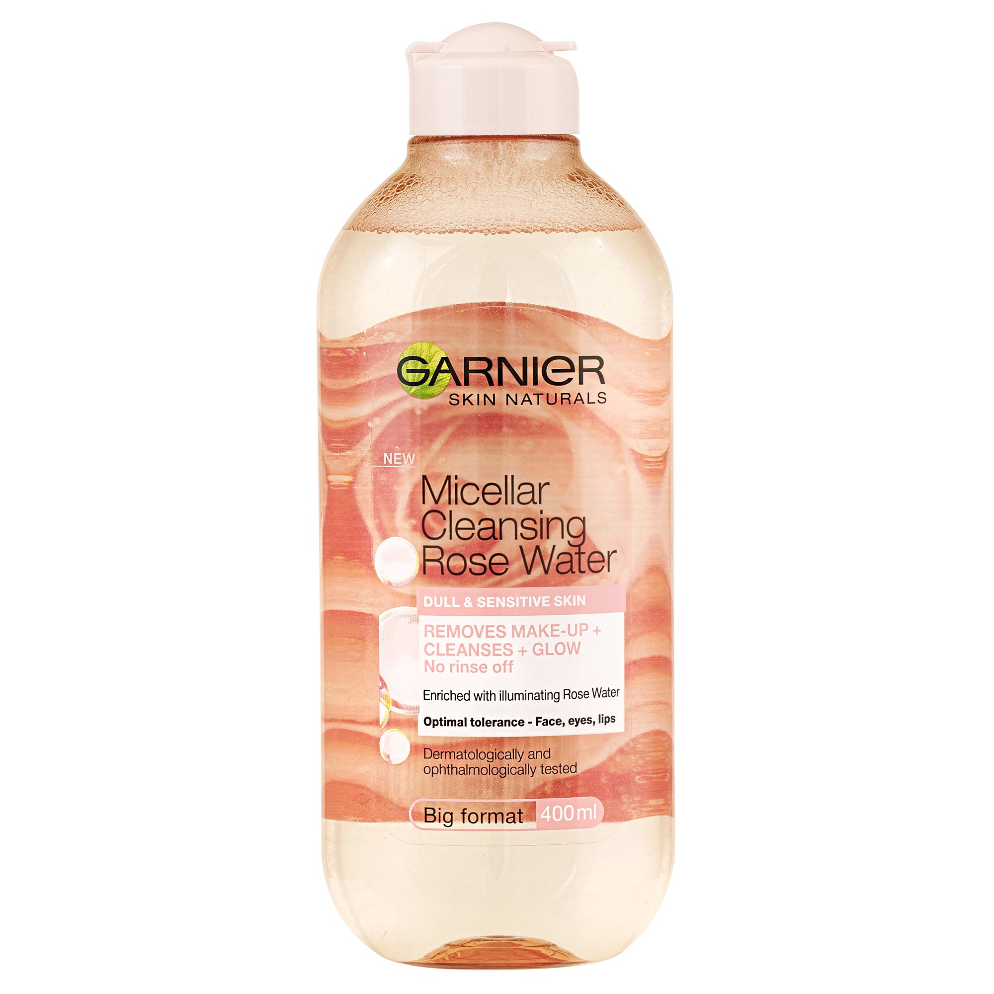 Garnier Skin Naturals micelární voda s růžovou vodou  400 ml