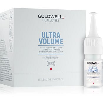 Goldwell Dualsenses Ultra Volume bezoplachové sérum pro jemné vlasy  12x18 ml