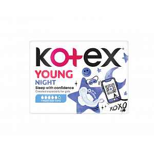 Kotex YOUNG Night vložky 7 ks