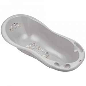 Maltex Dětská vanička Zebra, 100 cm - šedá