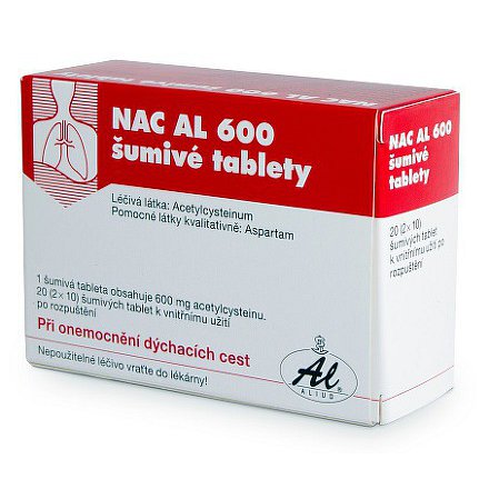 NAC AL 600 Šumivé Tablety por.tbl.eff.20x600mg