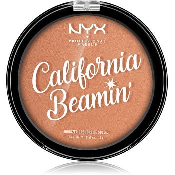 NYX Professional Makeup California Beamin´ bronzer odstín 06 Beach Bum 14 g