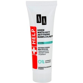 AA Cosmetics Help Acne Skin matující krém s hydratačním účinkem  40 ml