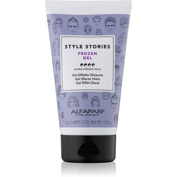 Alfaparf Milano Style Stories The Range Gel gel na vlasy s ledovým efektem extra silné zpevnění Frozen Gel 150 ml