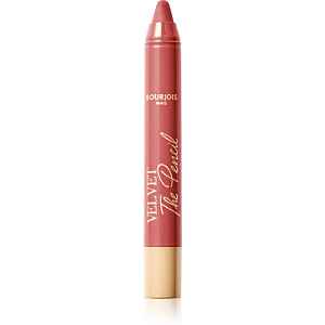 Bourjois Velvet the Pencil rtěnka v tužce s matným efektem odstín 04 Less is Brown 1,8 g