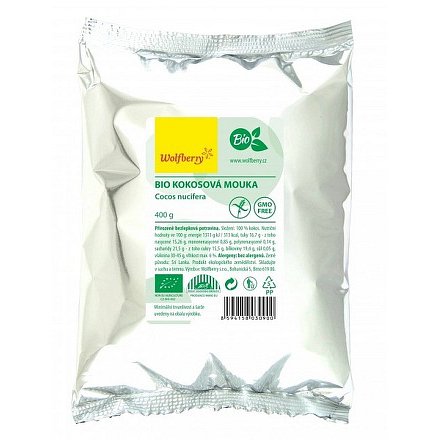 Kokosová mouka BIO 400 g Wolfberry*