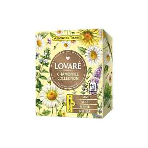 LOVARÉ Chamomile collection kolekce bylinných čajů 32 sáčků