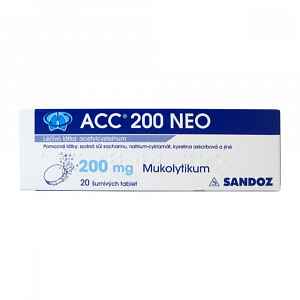ACC 200 NEO 200MG šumivá tableta 20