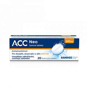 ACC 200 NEO 200MG šumivá tableta 20