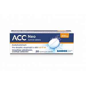 ACC 200 NEO 200MG šumivá tableta 20