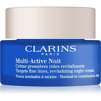 Clarins Multi-Active noční revitalizační krém na jemné linky pro normální až smíšenou pleť  50 ml