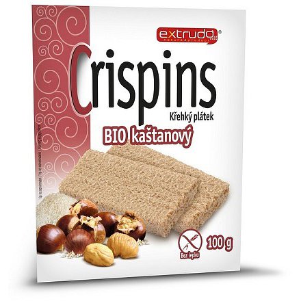 Crispins BIO kaštanový křehký plátek 100 g