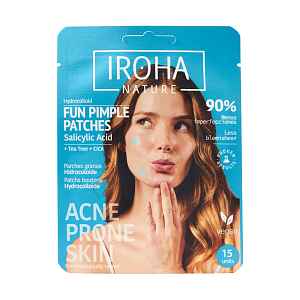 Iroha Náplasti na akné Fun Pimple Patches 15 ks