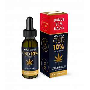 MOVit Energy CBD 10% Full Spectrum konopný olej 20 ml