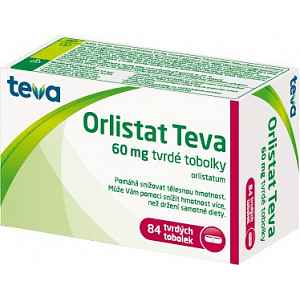 Orlistat Teva 60 mg perorální orální tobolky tvrdá  84 x 60 mg I