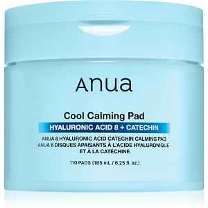 Anua 8 Hyaluronic Acid Catechin Calming Pad zklidňující polštářky s chladivým účinkem 110 ks