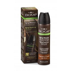 BIOKAP Spray Touch Up Hnědý tmavý krycí sprej 75 ml